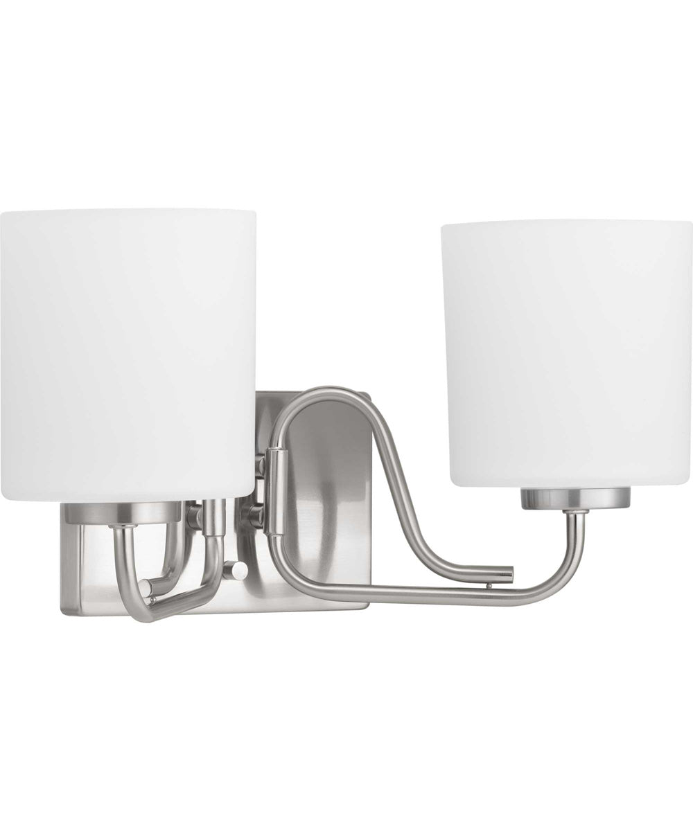 Tobin 2-Light Bath & Vanity Brushed Nickel