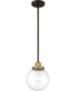 Trance Small 1-light Mini Pendant Western Bronze