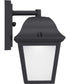 1-Light LED Small Wall Lantern Textured Black