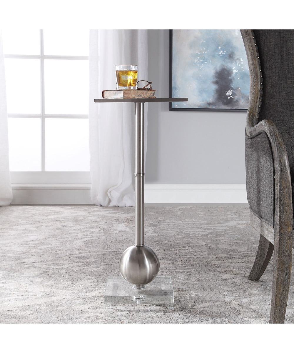 Laton Silver Accent Table
