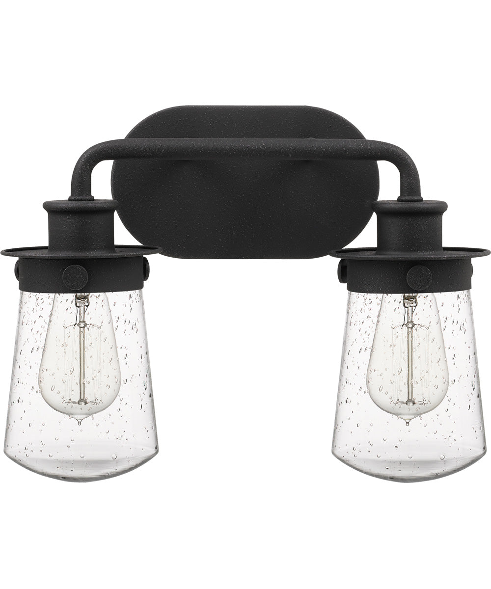 Lewiston Medium 2-light Bath Light Grey Ash