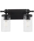 Tamara Day's Lee Boulevard 2-light Bath Vanity Light Matte Black