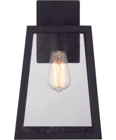 Dunn 1-Light Outdoor Wall Lantern Matte Black