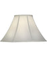 7x18x11 Off White Silk Shantung Bell Softback Lampshade