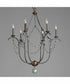 Formosa 6-Light Chandelier Golden Noir