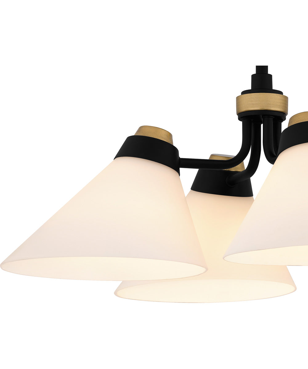 Quoizel Semi-Flush Mount Extra Large 4-light Semi Flush Mount Matte Black