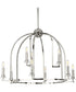 Seneca 9-Light Farmhouse Chandelier Light Polished Nickel