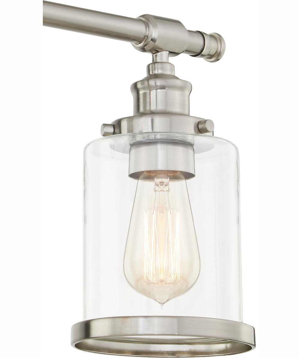 Dixie Large 3-light Bath Light Brushed Nickel