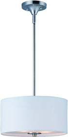 13"W Bongo 2-Light Pendant / Semi-Flush Mount Satin Nickel
