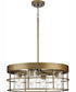 Burgess 4-Light Modern Farmhouse Chandelier Aged Bronze