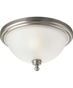Madison 2-Light 15-3/4" Close-to-Ceiling Brushed Nickel
