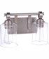 Romero 2-Light Vanity Brushed Polished Nickel