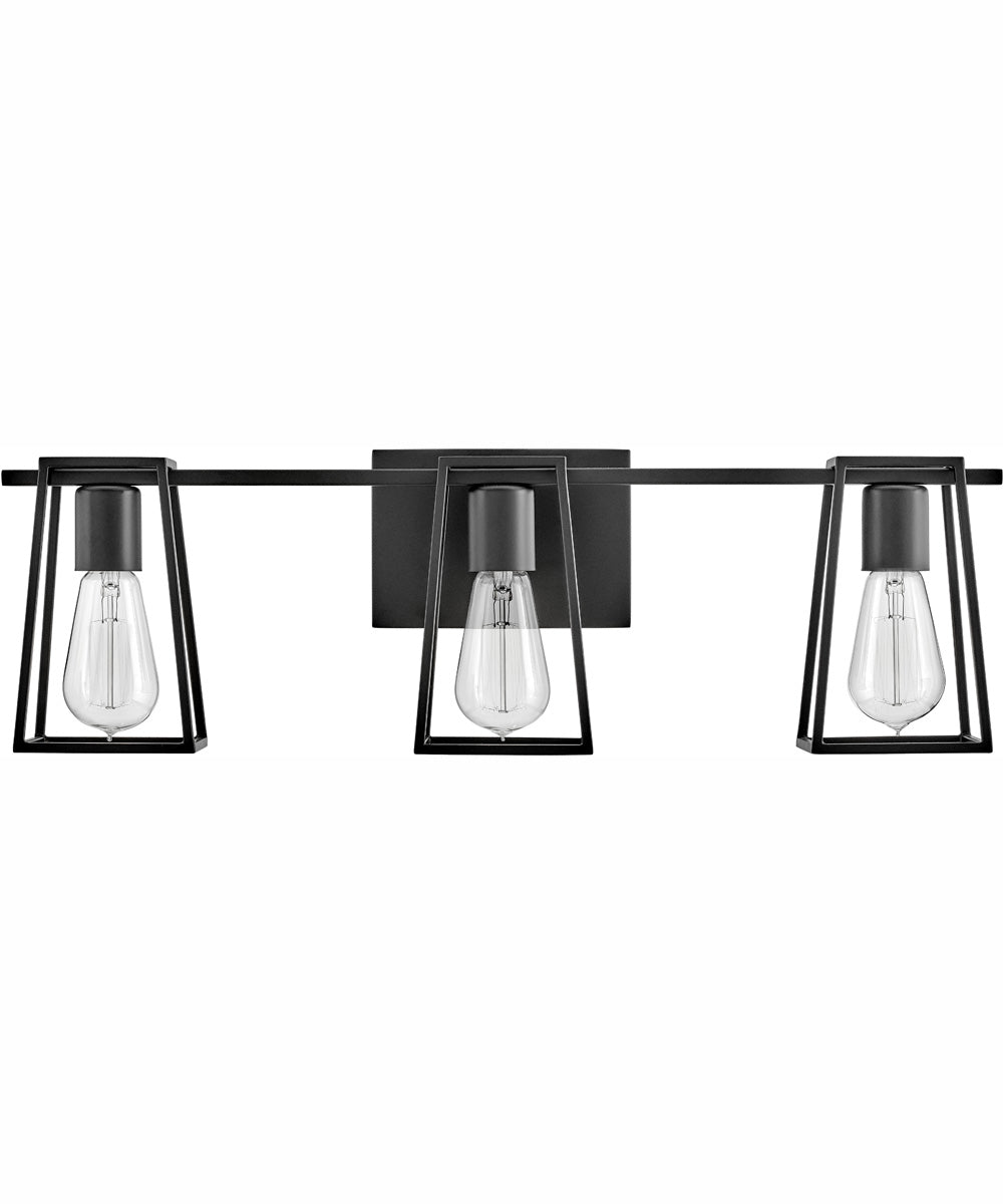 Filmore 3-Light Three Light Vanity in Black