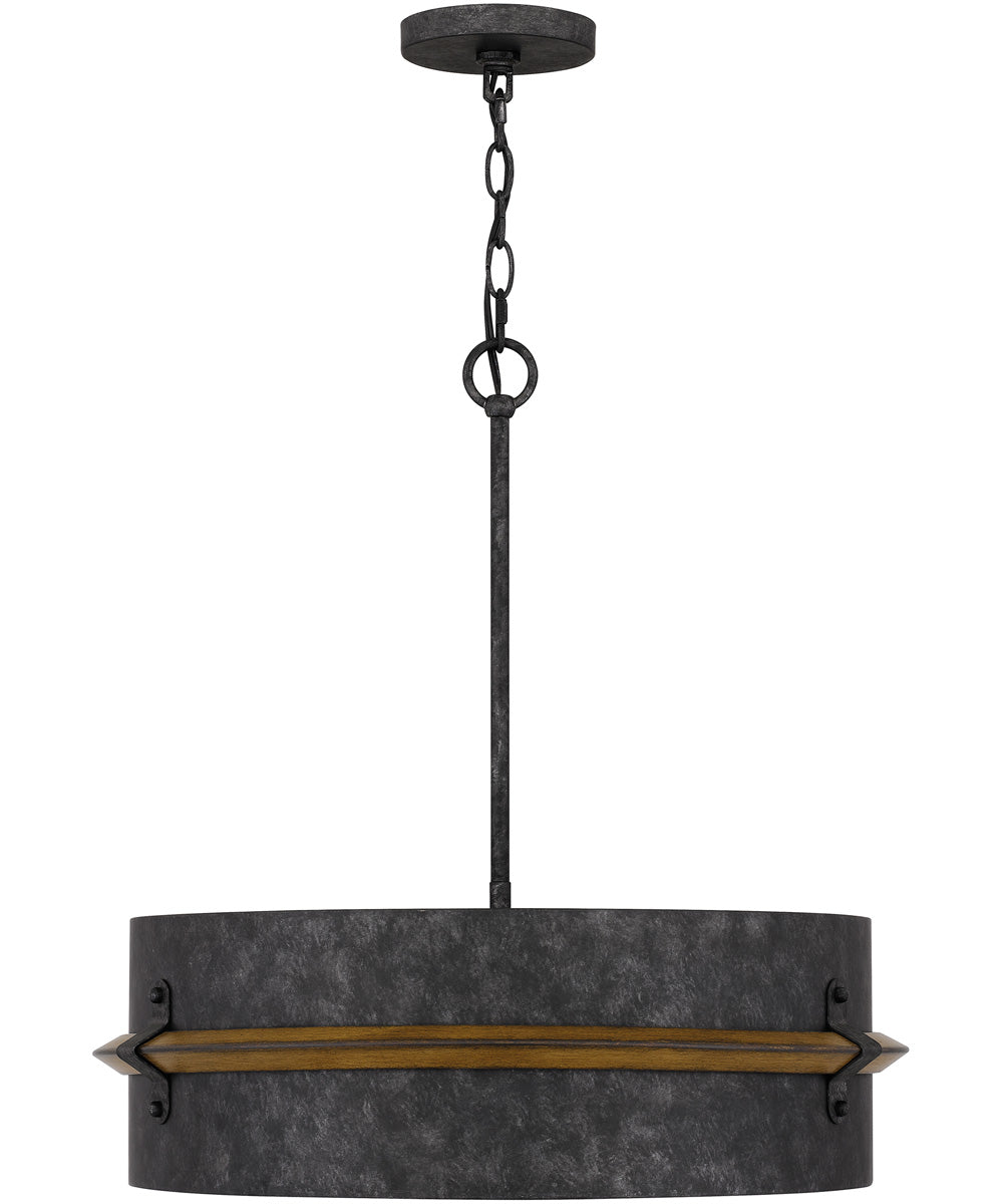 Lariat 3-light Pendant Old Black Finish