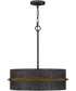 Lariat 3-light Pendant Old Black Finish