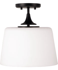 Presley 1-Light Semi-Flush Matte Black