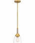 Burkett Small 1-light Mini Pendant Light Gold