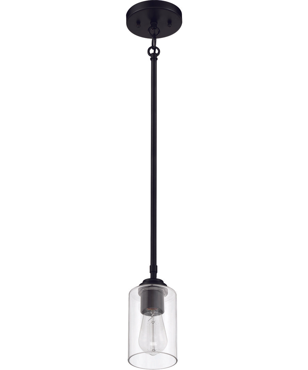 Stowe 1-Light Mini Pendant Flat Black