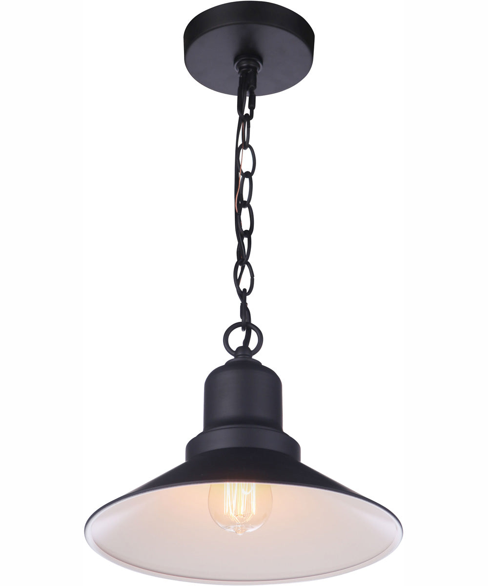 Singleton 1-Light Outdoor Pendant Midnight