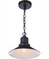 Singleton 1-Light Outdoor Pendant Midnight