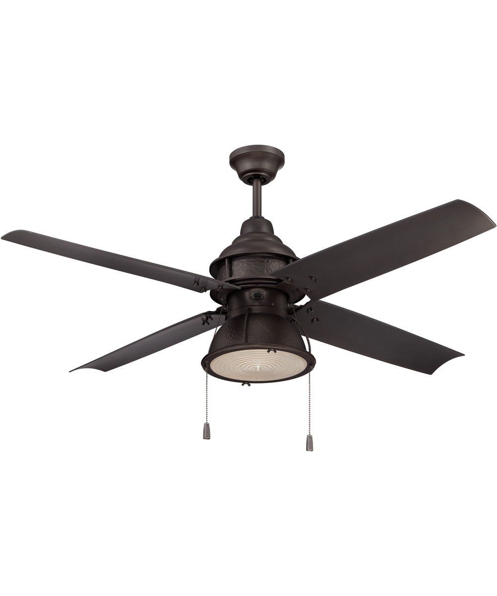 52" Port Arbor 1-Light LED Indoor/Outdoor Ceiling Fan (Blades Included) Espresso