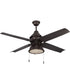 52" Port Arbor 1-Light LED Indoor/Outdoor Ceiling Fan (Blades Included) Espresso