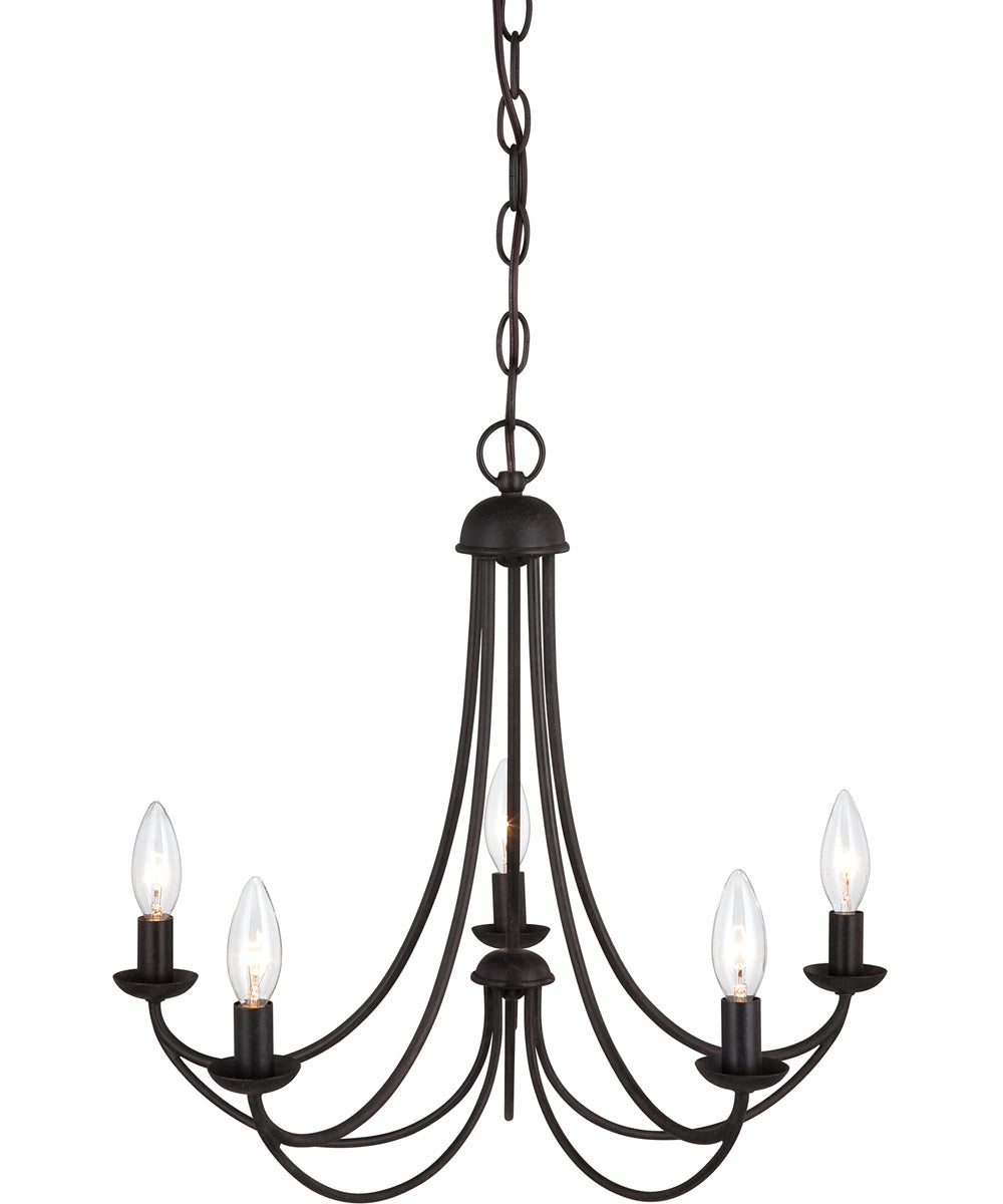 Mirren 5-light Chandelier Imperial Bronze
