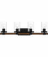Nottinghill Extra Large 4-light Bath Light Matte Black