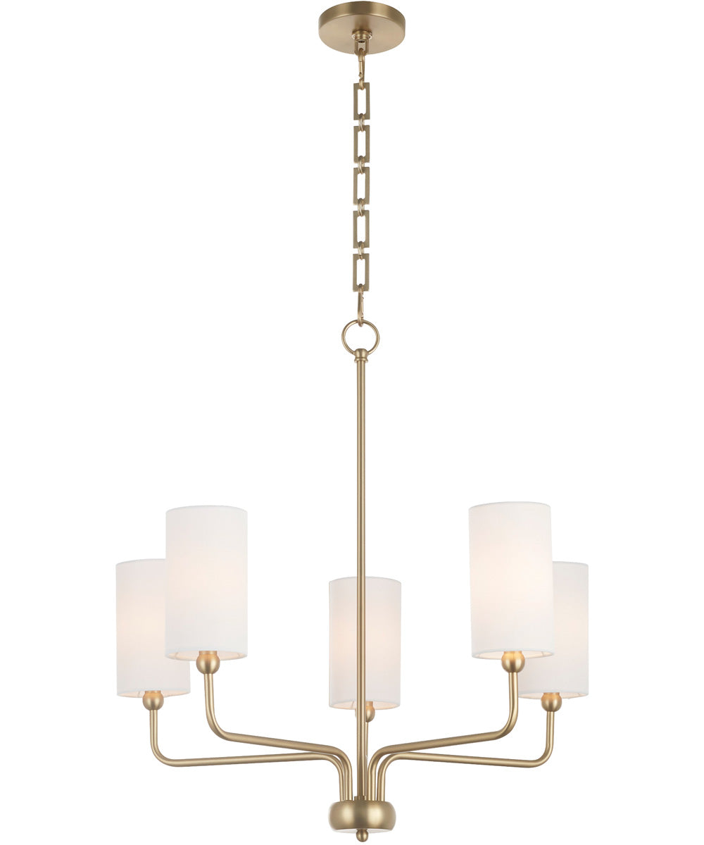 Tamara Day's Charlotte 5-light Chandelier Aged Brass