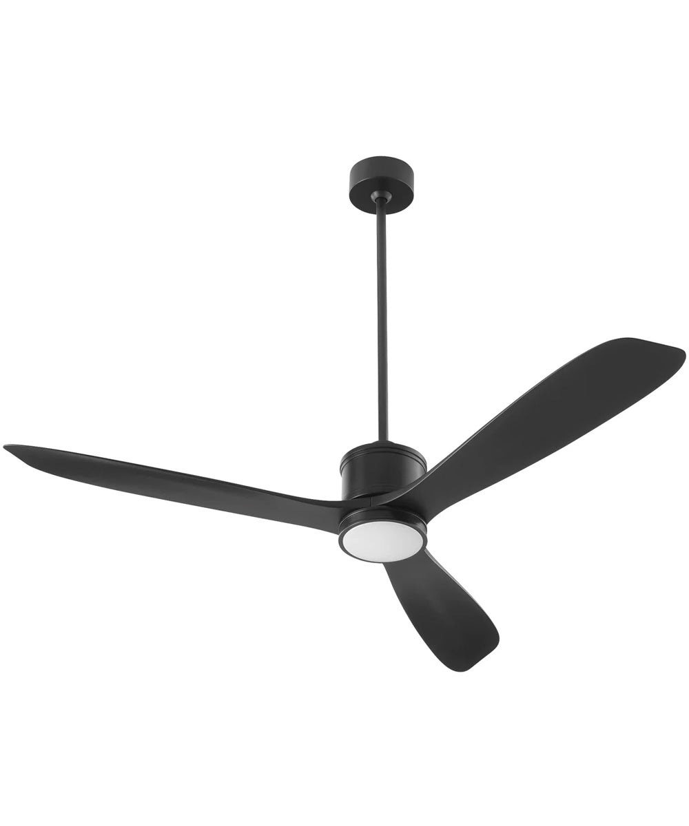 58" Portland Patio Ceiling Fan Matte Black