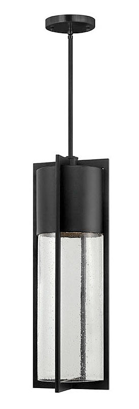 8"W Dwell Outdoor Hanging Lantern Black