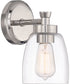 Henning 1-Light Wall Sconce Polished Nickel