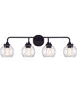 Glenda 4-Light Vanity Flat Black