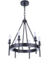 Larrson 6-Light Chandelier Flat Black