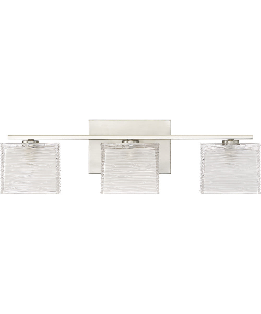 Westcap Large 3-light Bath Light Brushed Nickel