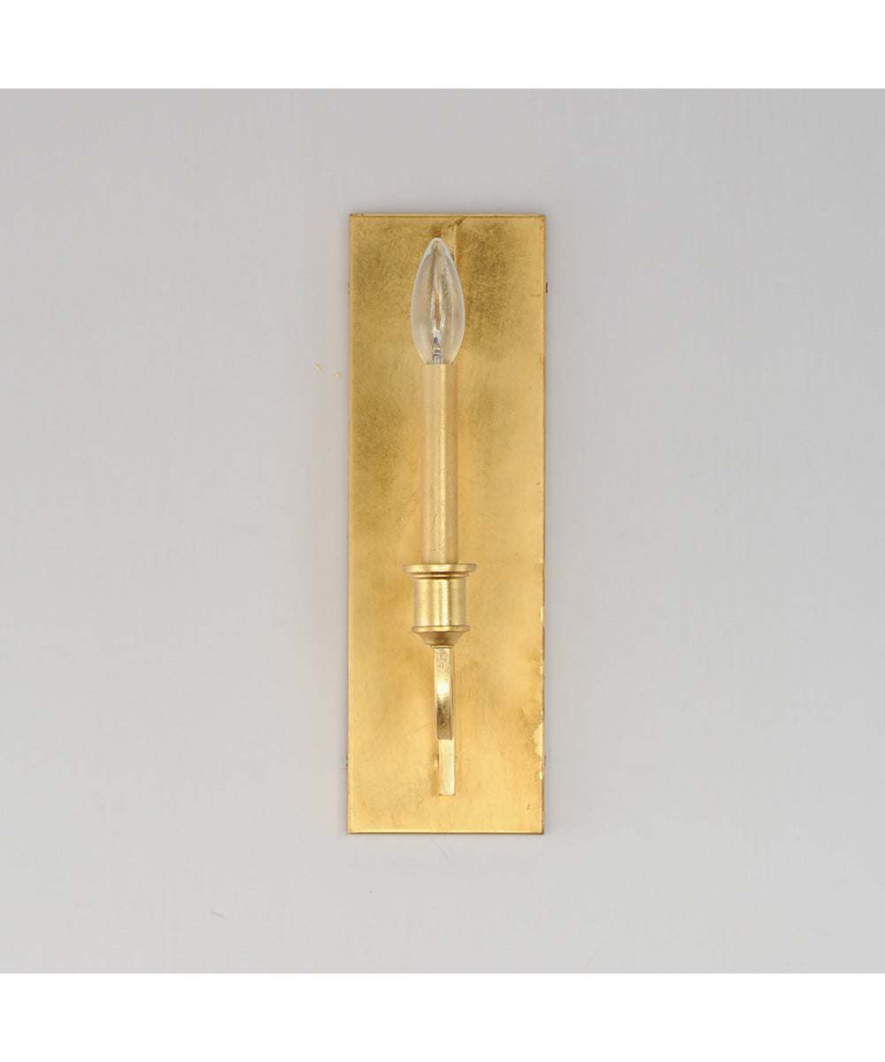 Normandy 1-Light Sconce Gold Leaf