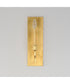 Normandy 1-Light Sconce Gold Leaf