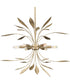 Mariposa 6-Light Hanging Pendant Light Antique Gold