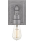 Squire Small 1-light Wall Sconce Galvanized