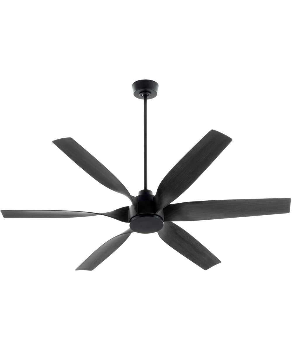 60" Kimbo 1-light LED Patio Ceiling Fan Matte Black