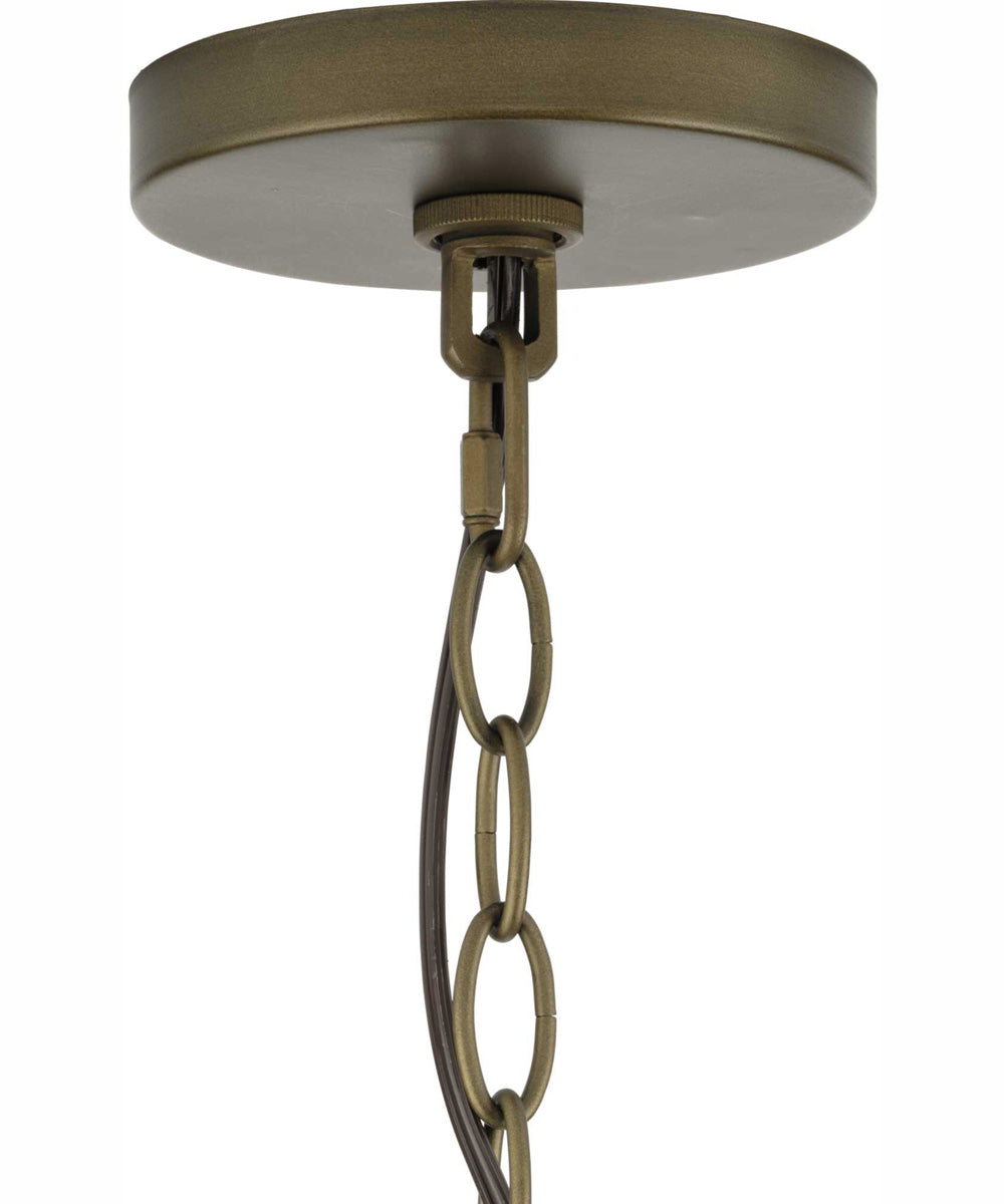 Lattimore 1-Light Pendant Aged Brass