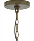 Lattimore 1-Light Pendant Aged Brass