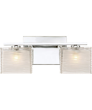 Westcap Medium 2-light Bath Light Polished Chrome