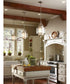 Bay Court 1-Light Foyer Pendant Brushed Nickel