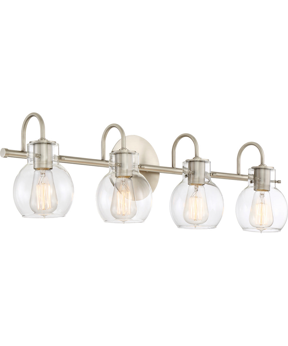 Andrews Extra Large 4-light Bath Light Antique Nickel