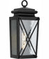 Wakeford 1-Light Transitional Outdoor Small Wall Lantern Textured Black