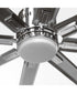 Vast 72" 18W LED Indoor/Outdoor 8-Blade Fan Brushed Nickel