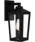 Blomfield Medium 1-light Outdoor Wall Light Matte Black