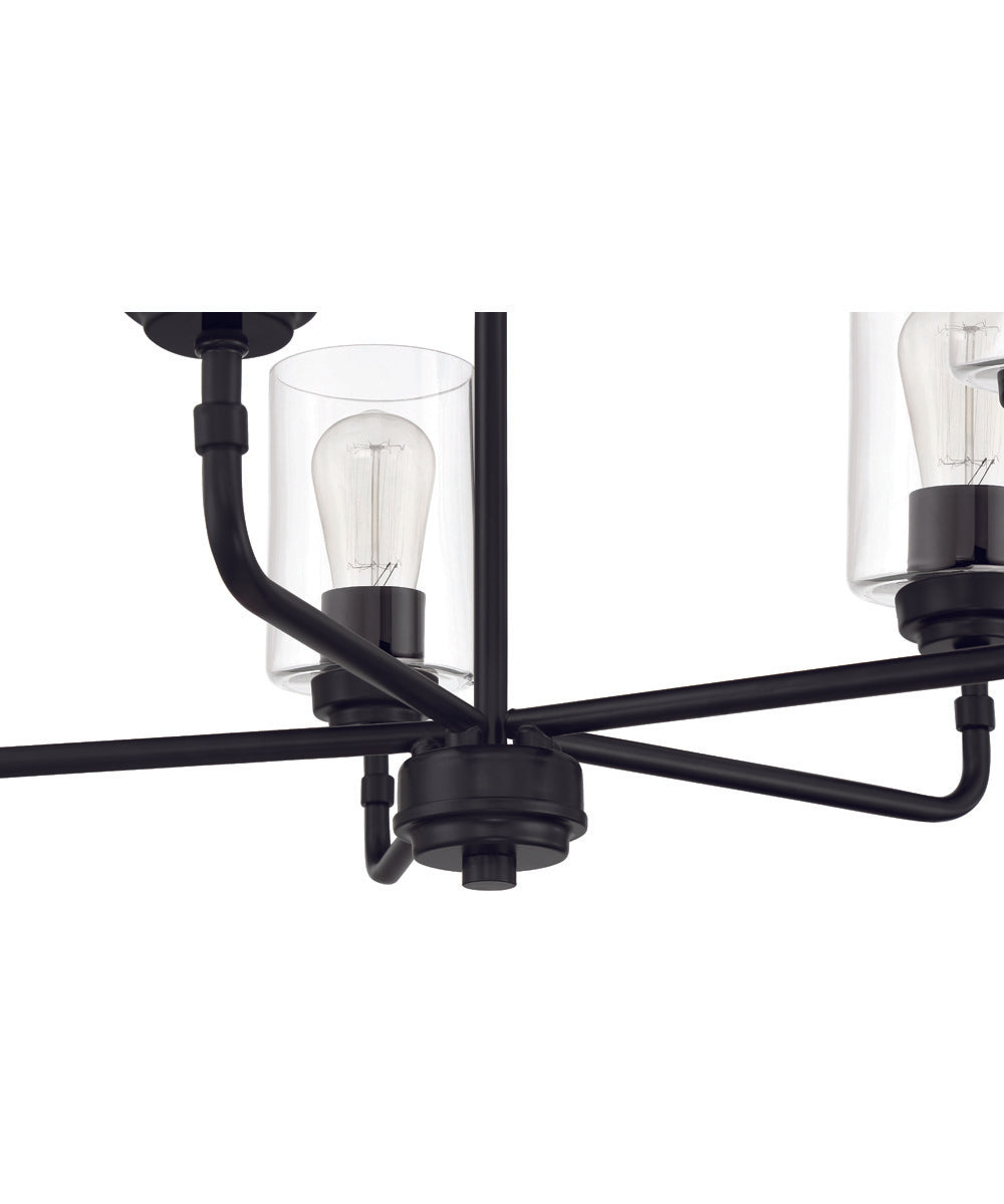 Stowe 5-Light Chandelier Flat Black