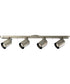 4-Light Multi Directional Roundback Wall/Ceiling Fixture Brushed Nickel